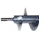 Grain tank auger 541532 suitable for Claas Mega/Medion, 2506mm