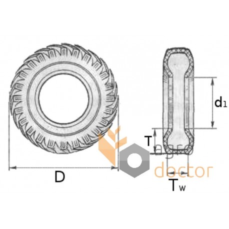 Tyre 631063 Claas [Super King]