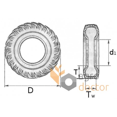 Tyre 718355 Claas [Super King]