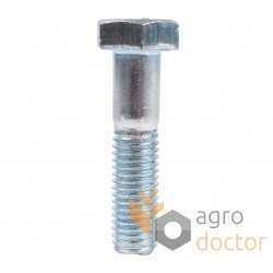 Zinc plated bolt M12x50