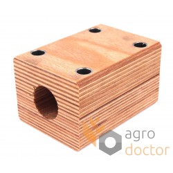 Palier en bois 618083 adaptable pour secoueur de moissonneuse-batteuse Claas