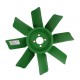 Plastic radiator fan 40x405