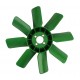 Plastic radiator fan 40x405