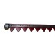 Knife assembly AZ10809 John Deere for 5100 mm header - 66.5 serrated blades