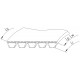 Wrapped banded belt 80699268 Gates Agri 5SPB-2075 [Gates]