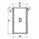 Semi-finished liner 30/36-15 Bepco - 740571M1 Massey Ferguson