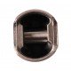 Piston with wrist pin for engine - RE57512 John Deere 3 rings