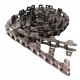 Feederhouse roller chain 38.4 R/2K1/JA [Rollon] - per meter