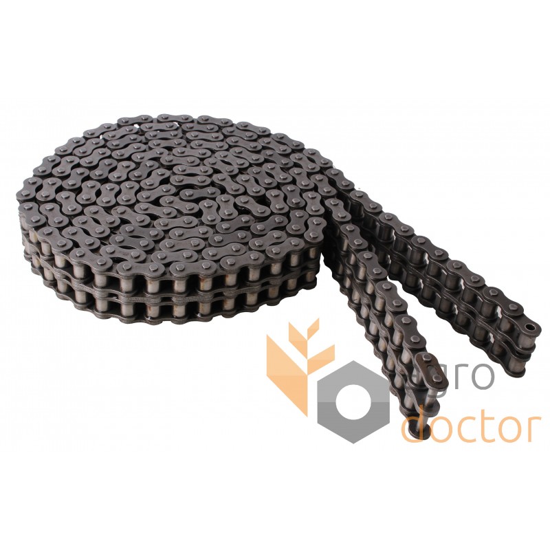 10 FT With Free Connecting Link 16B-2 Double Strand Roller Chain 3.05 Meters