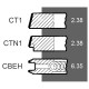 Piston ring set, 114.31mm.,  PERKINS