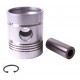 Piston with pin for engine - 738871M91 Massey Ferguson