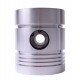 734460M91 Piston with wrist pin for Massey Ferguson engine, 5 rings