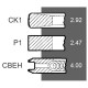 Piston ring set 100,00 mm, 3 rings [Bepco]