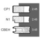 Piston ring set U4181A046  Perkins engine (3 rings)