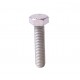 Zinc plated bolt M8x35