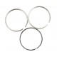 Piston ring set, 3 rings RE48380 John Deere [Power Seal]
