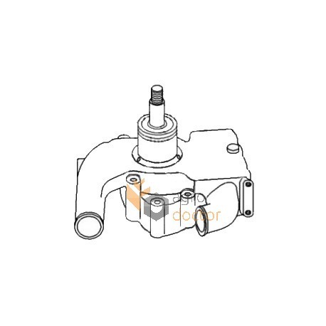 Water pump for Perkins engine - 3641880M91 Massey Ferguson