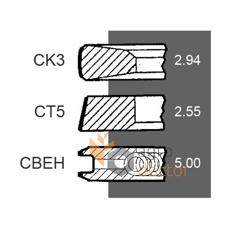 Piston ring kit [Poweseal]