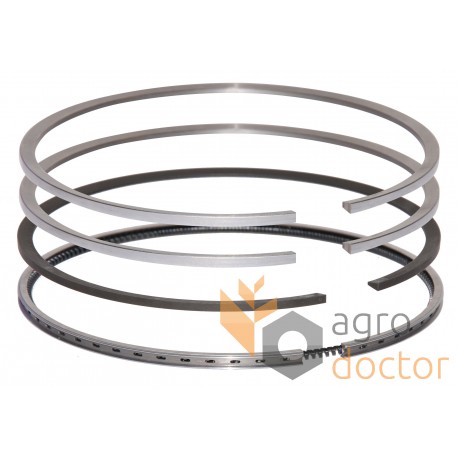 Piston rings set  81814543 New Holland engine Ford, (4 rings), [Bepco]