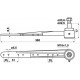 Knife head 80134023 New Holland - with rail