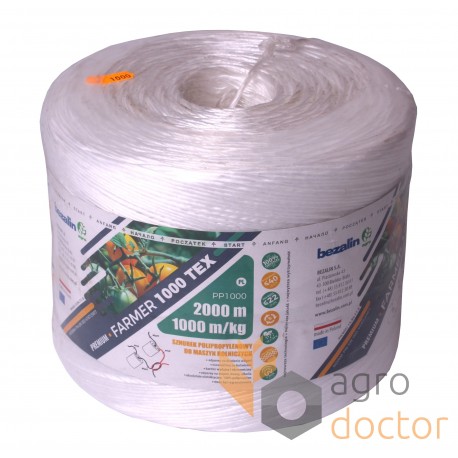 Agro-twine polypropylene PP1000 (2кг 2000м)