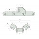 Clean grain elevator chain CA550/F14/J2A [Rollon] - per meter