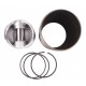 Engine piston set AR89753 John Deere, (3 rings), [Bepco]