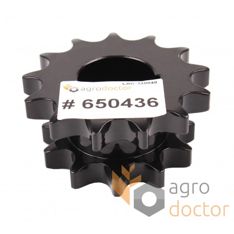 Double sprocket 650436 Claas - T13/T11