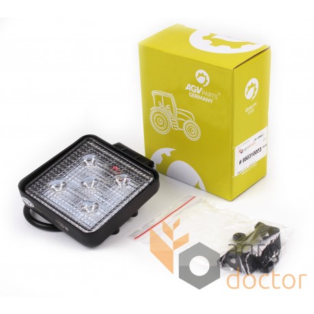 Additional headlamp LED 15 W (5x3W Epistar), 1100 Lm, square