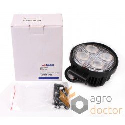 Additional headlamp LED 20 W (4x5W CREE), 2800 Lm, round