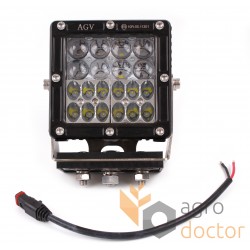 Additional headlamp LED 60 W (20x3W XB-D), 4500 Lm, square