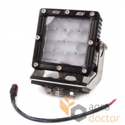 Additional headlamp LED 80 W (16x5W), 5600 Lm, square