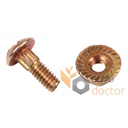 Screw with nut H125891/92 John Deere, 5,5x16