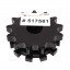 Cutting platform sprocket 517581 suitable for Claas
