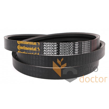 603427 suitable for Claas [Continental] Wrapped banded belt - 303.017.2C