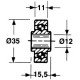 Kugellager Welger, 35x12mm