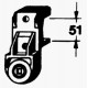 Mocowania nagarniacza słomy 80624381 pasuje do New Holland prasa, 3 otwory