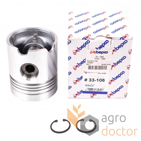 Piston with pin for engine - 02136958 Deutz-Fahr [Bepco]