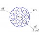 Rondelle intermédiaire 633168.0 pour système hydraulique de la moissonneuse batteuse Claas [Original]