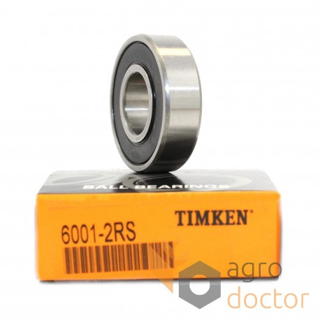 6001 2RS [Timken] Deep groove ball bearing