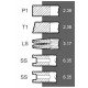 Piston ring set, 91.49mm.,  PERKINS