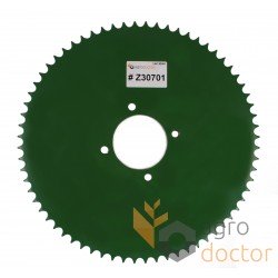 مسنن رأس الحصادة Z30701 مناسب ل John Deere - T68