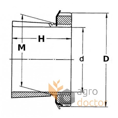 Bearing adapter sleeve 801507.0