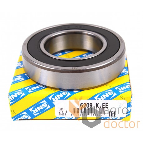 Tapered ball bearing 6209 K 2RS (6209.KEE) [SNR]