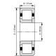 92310 (NUP310E) Cylindrical Roller Bearing [FAG]