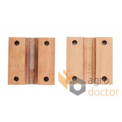 Wooden bearing for d27,5mm straw walker shaft - 1722444M91 Massey Ferguson