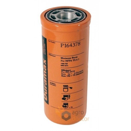 Hydraulic filter P164378 [Donaldson]