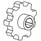 Elevator chain sprocket - 1317192C1 Case-IH, T9