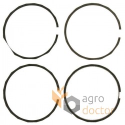 Piston ring set, 4 rings 83917464 New Holland [Bepco]