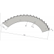 Head knife 498878 Claas (Right) [MWS]